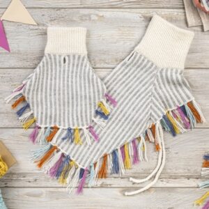 alpaca hundeponcho rainbow